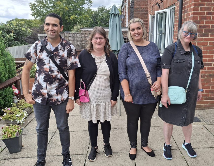 An image of customers