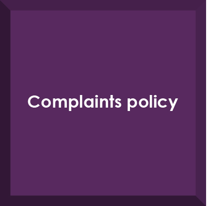 Easy Read - Complaints Policy