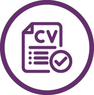 A graphic of a CV.