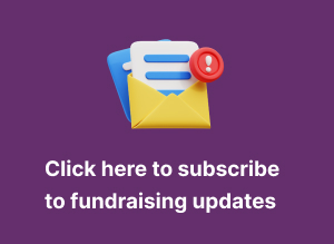 A button that reads 'click here to subscribe to fundraising updates'